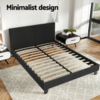 Bed Frame Queen Size Charcoal NEO