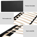 Bed Frame Queen Size Charcoal NEO