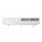 Modern  TV Unit Entertainment Unit Storage Cabinet Drawer 200cm White