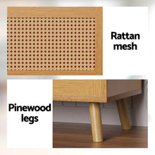 Load image into Gallery viewer, Artiss Shoe Bench Up to 10 Pairs Rattan Starlyn
