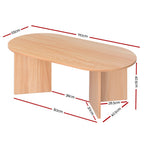 Coffee Table Oval 110CM Pine Alva