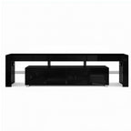 Artiss Entertainment Unit TV Cabinet LED 189cm Black Elo