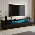 Artiss TV Unit Entertainment Unit Storage Drawer RGB LED 180cm Black
