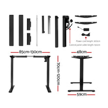 Load image into Gallery viewer, Artiss Standing Desk Motorised White 140CM
