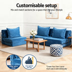 Convertible Folding Sofa Bed Armless Lounger Foam Floor Sofas Futons Couches