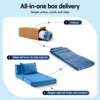Convertible Folding Sofa Bed Armless Lounger Foam Floor Sofas Futons Couches