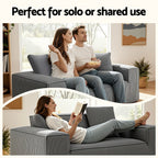 2 Seater Sofa Loveseat Sofas Bed Couch No Assembly Corduroy Small Couches Apartement