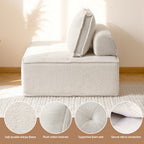 3 Floor Sofa Lounge Chair with Pillow