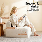 Floor Sofa Lounge Chair 4 Seater with Pillow