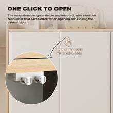 Load image into Gallery viewer, White Modern Style Shoe Cabinet Storage Cabinet
