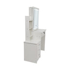 Dressing Table LED Makeup Mirror Stool Set Vanity Desk With Drawer Lighted