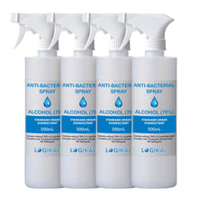 Load image into Gallery viewer, 4X 500ml Standard Grade Disinfectant Anti-Bacterial Alcohol Spray Bottle
