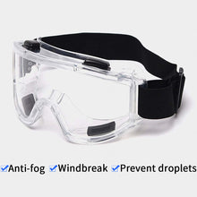 Load image into Gallery viewer, 4X Clear Protective Eye Glasses Safety Windproof Lab Goggles Eyewear
