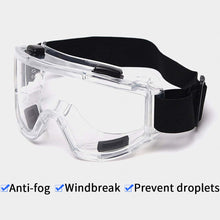 Load image into Gallery viewer, Clear Protective Eye Glasses Safety Windproof Lab Goggles Eyewear

