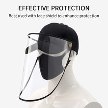 Load image into Gallery viewer, 4X Outdoor Protection Hat Anti-Fog Pollution Dust Protective Cap Full Face HD Shield Cover Adult Black
