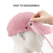 Load image into Gallery viewer, 4X Outdoor Protection Hat Anti-Fog Pollution Dust Protective Cap Full Face HD Shield Cover Kids Pink

