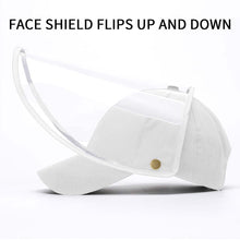 Load image into Gallery viewer, Outdoor Protection Hat Anti-Fog Pollution Dust Protective Cap Full Face HD Shield Cover Adult White
