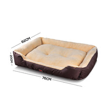 Load image into Gallery viewer, PaWz Pet Bed Mattress Dog Cat Pad Mat Cushion Soft Winter Warm Large Brown

