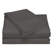 Load image into Gallery viewer, Royal Comfort 1200TC Quilt Cover Set Damask Cotton Blend Luxury Sateen Bedding - King - Charcoal Grey
