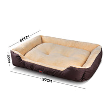 Load image into Gallery viewer, PaWz Pet Bed Mattress Dog Cat Pad Mat Cushion Soft Winter Warm X Large Brown
