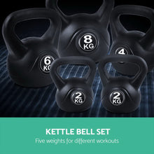 Load image into Gallery viewer, Everfit Set of 5 Kettle Bell Set
