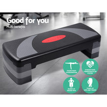 Load image into Gallery viewer, Everfit 3 Level Aerobic Step Bench
