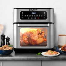 Load image into Gallery viewer, Devanti 10L Air Fryer LCD Fryers Oven Healthy Cooker Oil Free Kitchen Dehydrator
