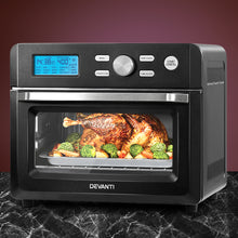 Load image into Gallery viewer, Devanti 20L Air Fryer Convection Oven Oil Free Fryers Kitchen Cooker Accessories Black
