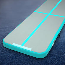 Load image into Gallery viewer, Everfit 3m x 1m Air Track Mat Gymnastic Tumbling Mint Green and Grey
