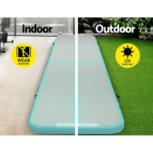 Load image into Gallery viewer, Everfit GoFun 5X1M Inflatable Air Track Mat Tumbling Floor Home Gymnastics Green
