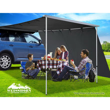 Load image into Gallery viewer, Car Shade Awning Extension 3 x 2M - Charcoal Black - Oceania Mart
