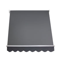 Load image into Gallery viewer, Instahut 1.8m x 2.1m Retractable Fixed Pivot Arm Awning - Grey - Oceania Mart
