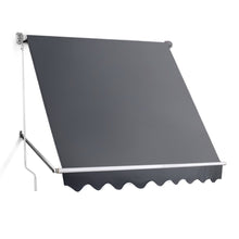 Load image into Gallery viewer, Instahut 2.1m x 2.1m Retractable Fixed Pivot Arm Awning - Grey - Oceania Mart

