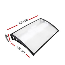 Load image into Gallery viewer, Instahut 1X1.2M Window Door Awning Canopy Rain Cover Sun Shield - Oceania Mart
