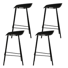 Load image into Gallery viewer, Artiss Set of 4 Metal Bar Stools - Black
