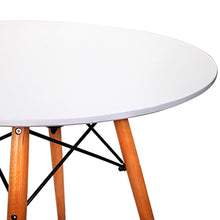 Load image into Gallery viewer, Artiss Dining Table Round Replica DSW Eiffel Cafe Kitchen Wood White 80cm - Oceania Mart
