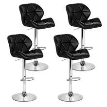 Load image into Gallery viewer, Artiss Set of 4 Kitchen Bar Stools - Black and Chrome
