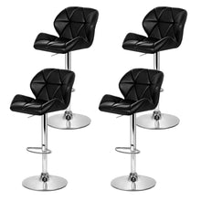 Load image into Gallery viewer, Artiss Set of 4 Kitchen Bar Stools - Black and Chrome
