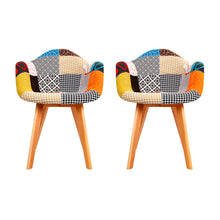 Load image into Gallery viewer, Artiss Set of 2 Fabric Dining Chairs - Oceania Mart
