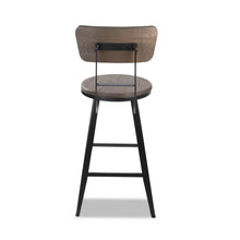 Load image into Gallery viewer, Artiss Set of 2 Industrial Style Swivel Bar Stools 66cm - Black
