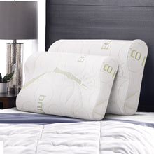 Load image into Gallery viewer, Giselle Bedding Set of 2 Bamboo Pillow with Memory Foam
