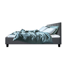 Load image into Gallery viewer, Artiss Anna Bed Frame Fabric - Grey Double - Oceania Mart
