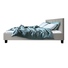 Load image into Gallery viewer, Artiss Anna Bed Frame Fabric - Beige Queen - Oceania Mart
