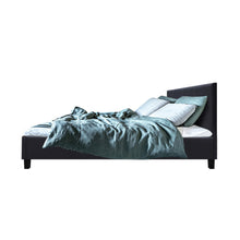 Load image into Gallery viewer, Artiss Neo Fabric Bed Frame - Charcoal Double
