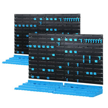 Load image into Gallery viewer, Giantz 108 Storage Bin Rack Wall Mounted Tools Organiser Peg Wall Bench Garage
