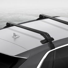 Load image into Gallery viewer, Universal Car Roof Rack Cross Bars 90cm Aluminium Adjustable Lockable 75kg Clamps
