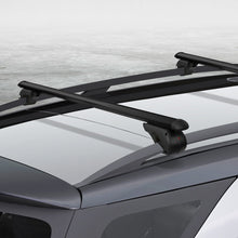 Load image into Gallery viewer, Universal Car Roof Rack 1080mm Cross Bars Aluminium Black Adjustable  Car 90kgs load Carrier
