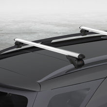 Load image into Gallery viewer, Universal Car Roof Rack Cross Bars Aluminium Silver Adjustable 108cm Racks
