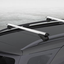 Load image into Gallery viewer, Universal Car Roof Rack 1360mm Cross Bars Aluminium Silver Adjustable Car 90kgs load Carrier
