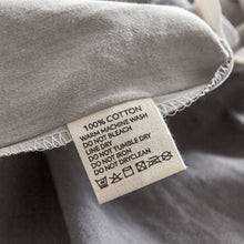 Load image into Gallery viewer, Cosy Club Washed Cotton Quilt Set Grey King
